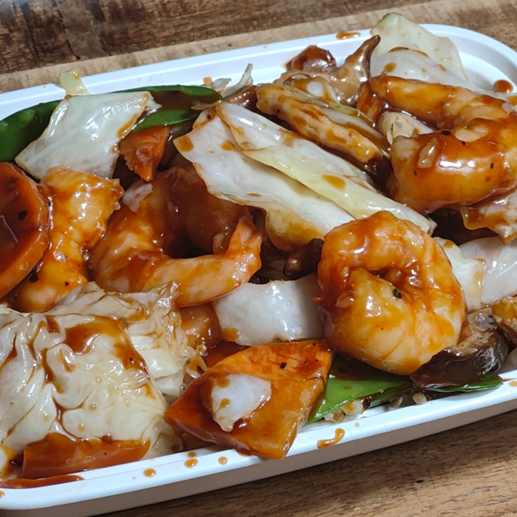 Image-110. Shrimp Szechuan Style