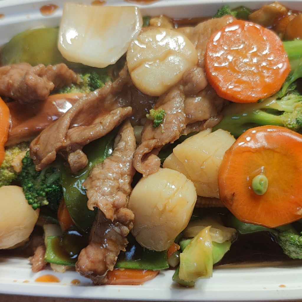 Image-C15. Sautéed Beef & Scallops