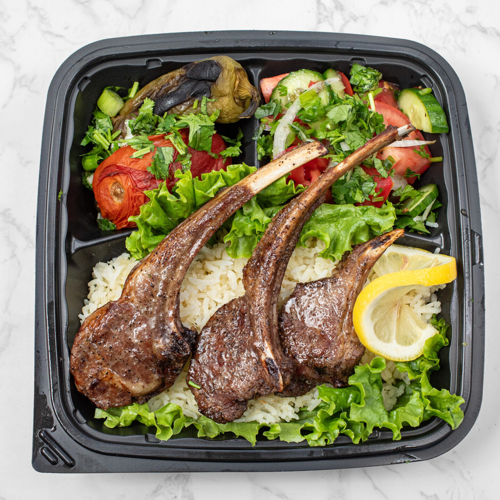 Image-Lamb Chops Plate