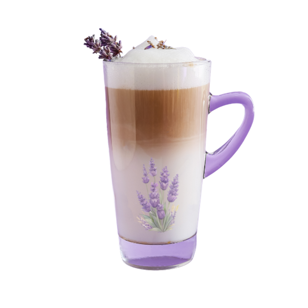 Image-LAVENDER HOT LATTE