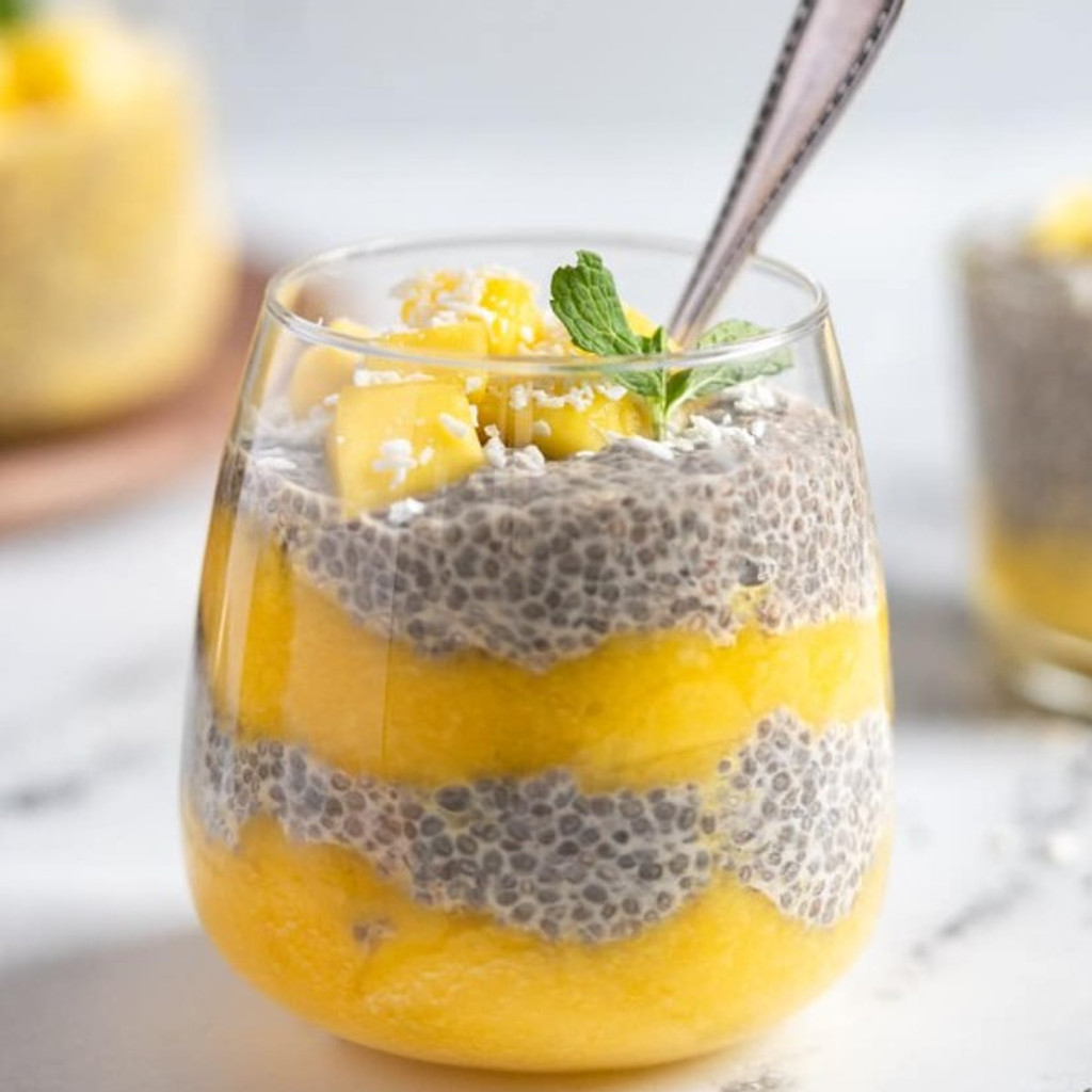 Image-Mango Chia Seed Pudding