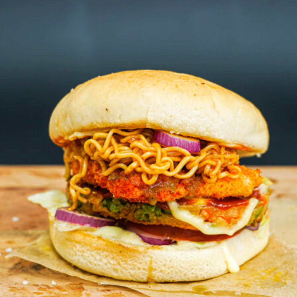 Image-Veggie Noodle Burger ( Must Try )