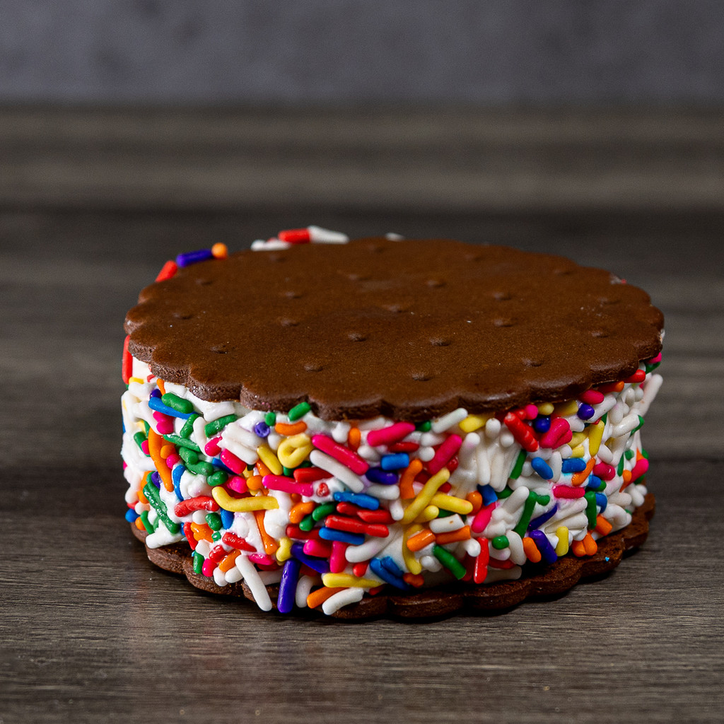 Image-Chocolate Wafer Ice Cream Sandwich - Topping