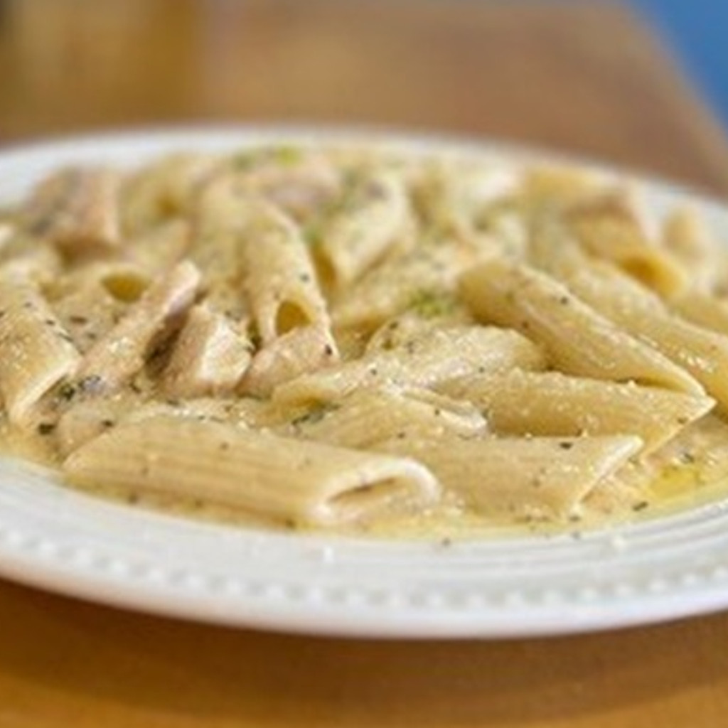 Image-Pasta with Alfredo Sauce