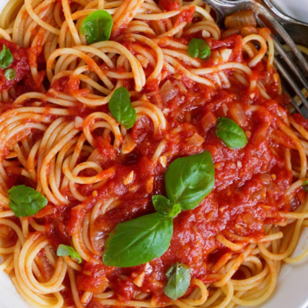 Image-Baked Spaghetti Pepperoni