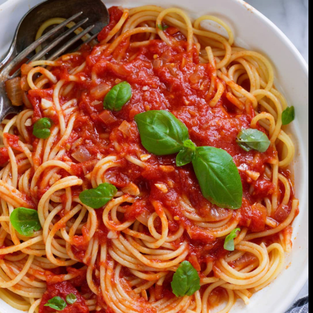 Image-Spaghetti with Marinara Sauce
