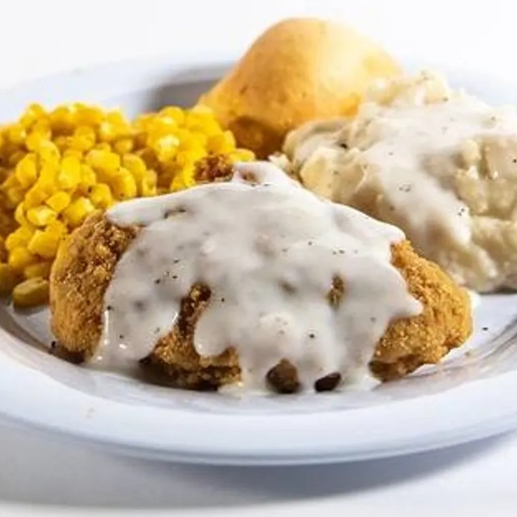 Image-Crispy Country Chicken with White Gravy