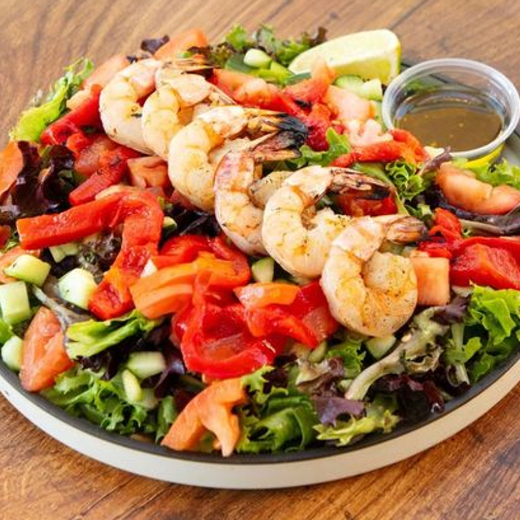 Image-Grilled Shrimp Salad