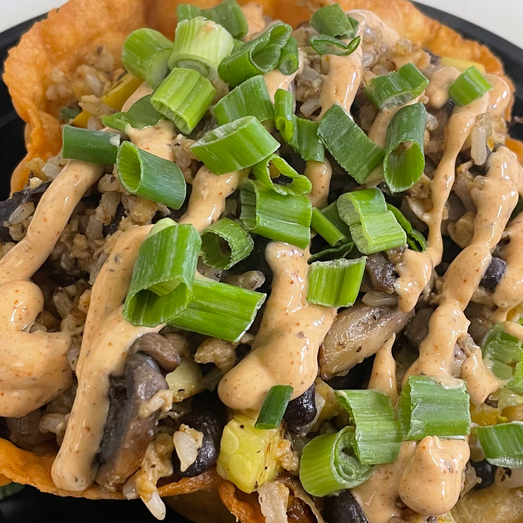 Image-Chicken Or Beef Tostada Bowl
