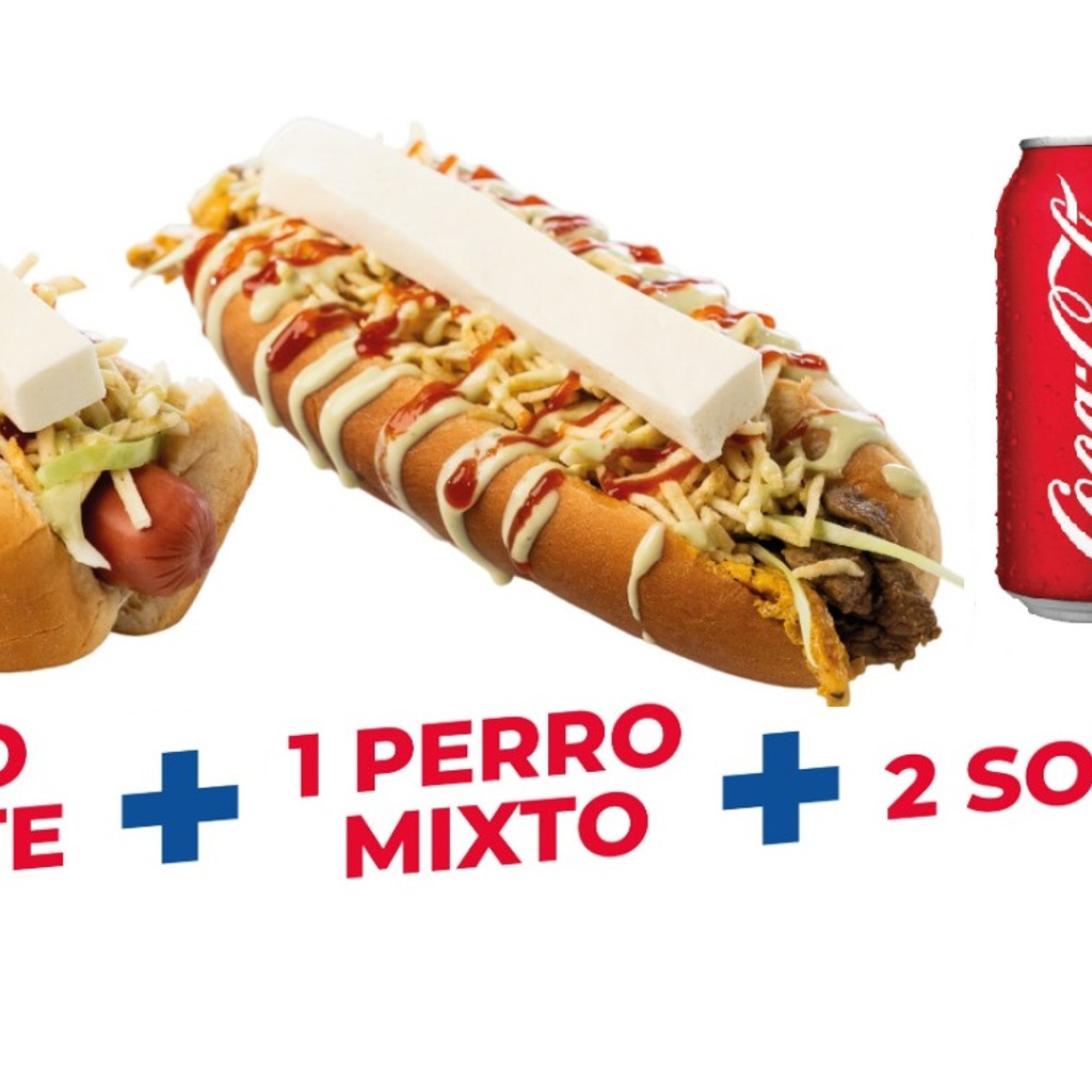 Image-Perro Caliente + Perro Mixto + 2 Sodas Gratis
