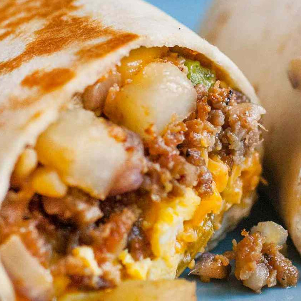 Image-CHORIZO, EGG AND CHEESE BURRITOS