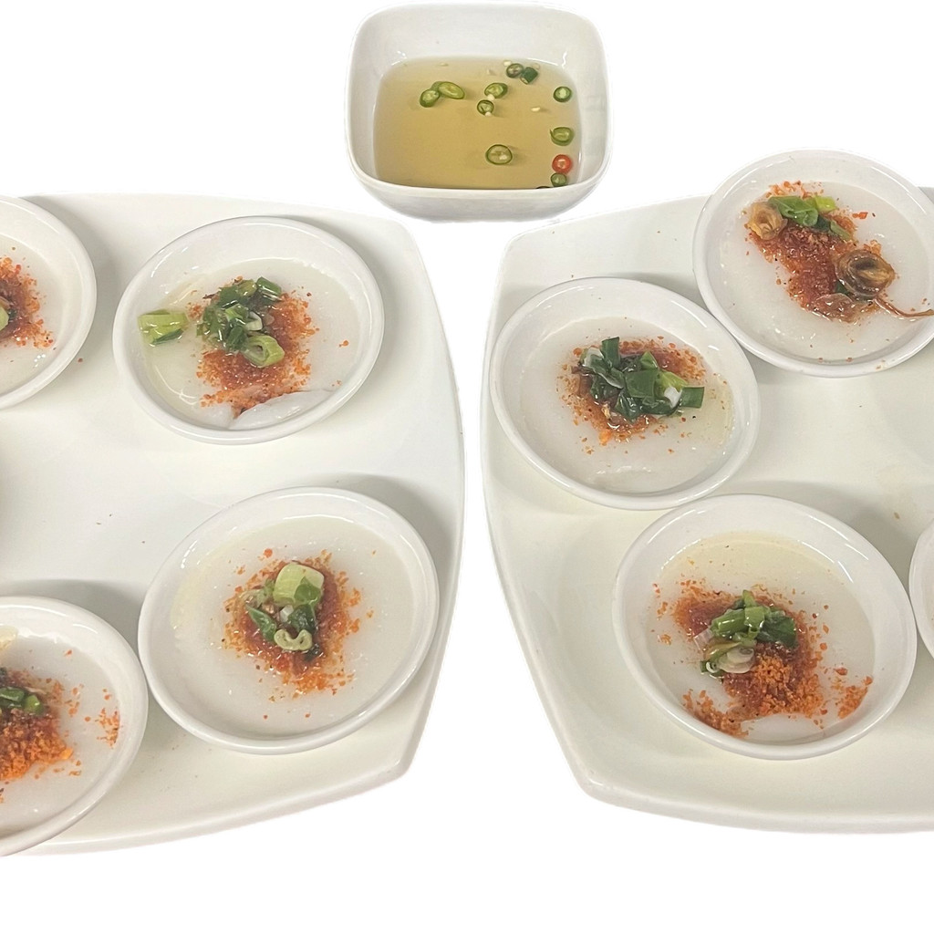 Image-A6. DUMPLING RICE WITH SHRIMP, FLAT RICE CAKE