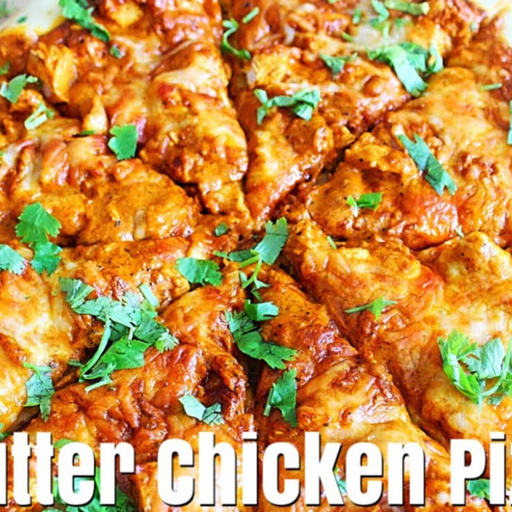 Image-Butter Chicken Pizza