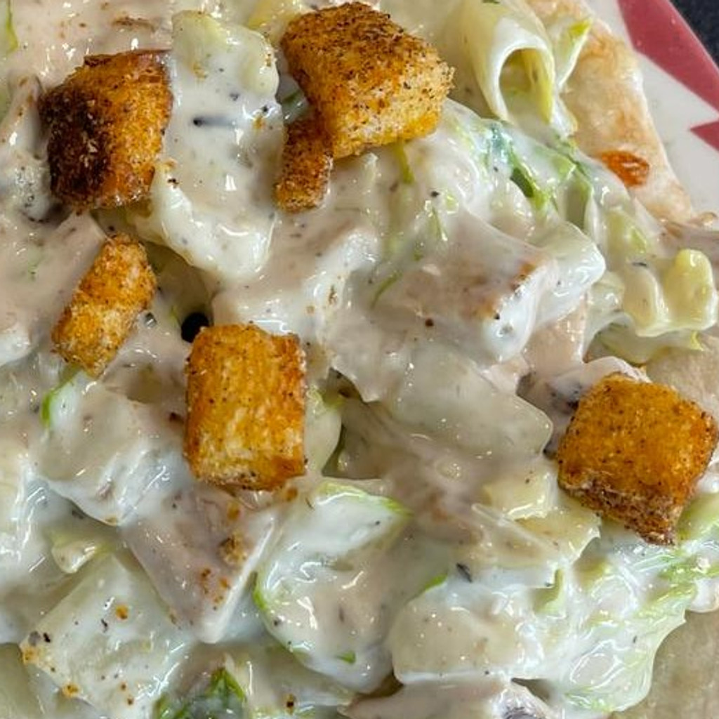 Image-Caesar Salad Pizza