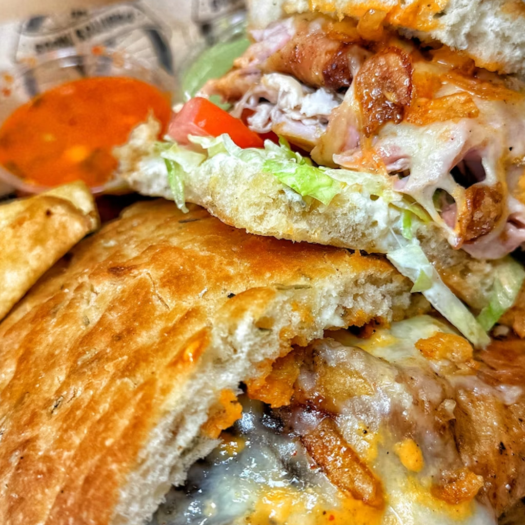 Image-Chicken melt sandwich