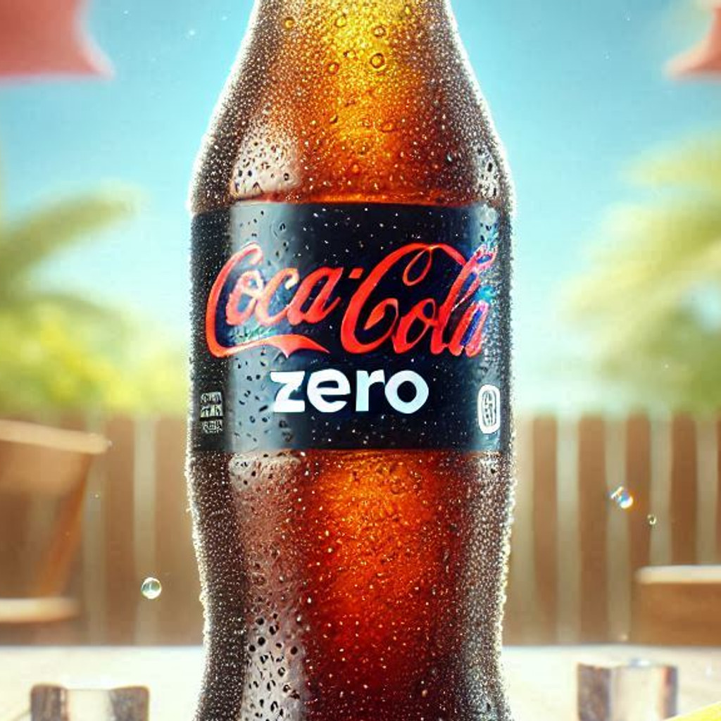 Image-Coke Zero Bottle