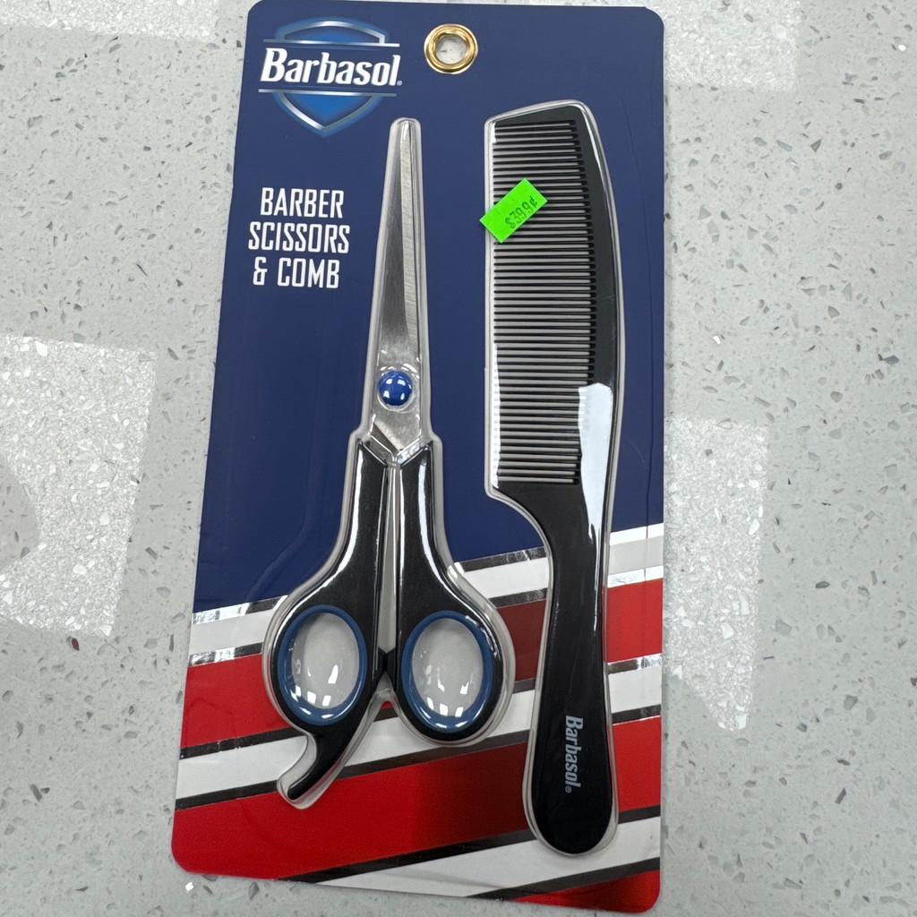 Image-Barber scissors ✂️ & comb 🪮 combo