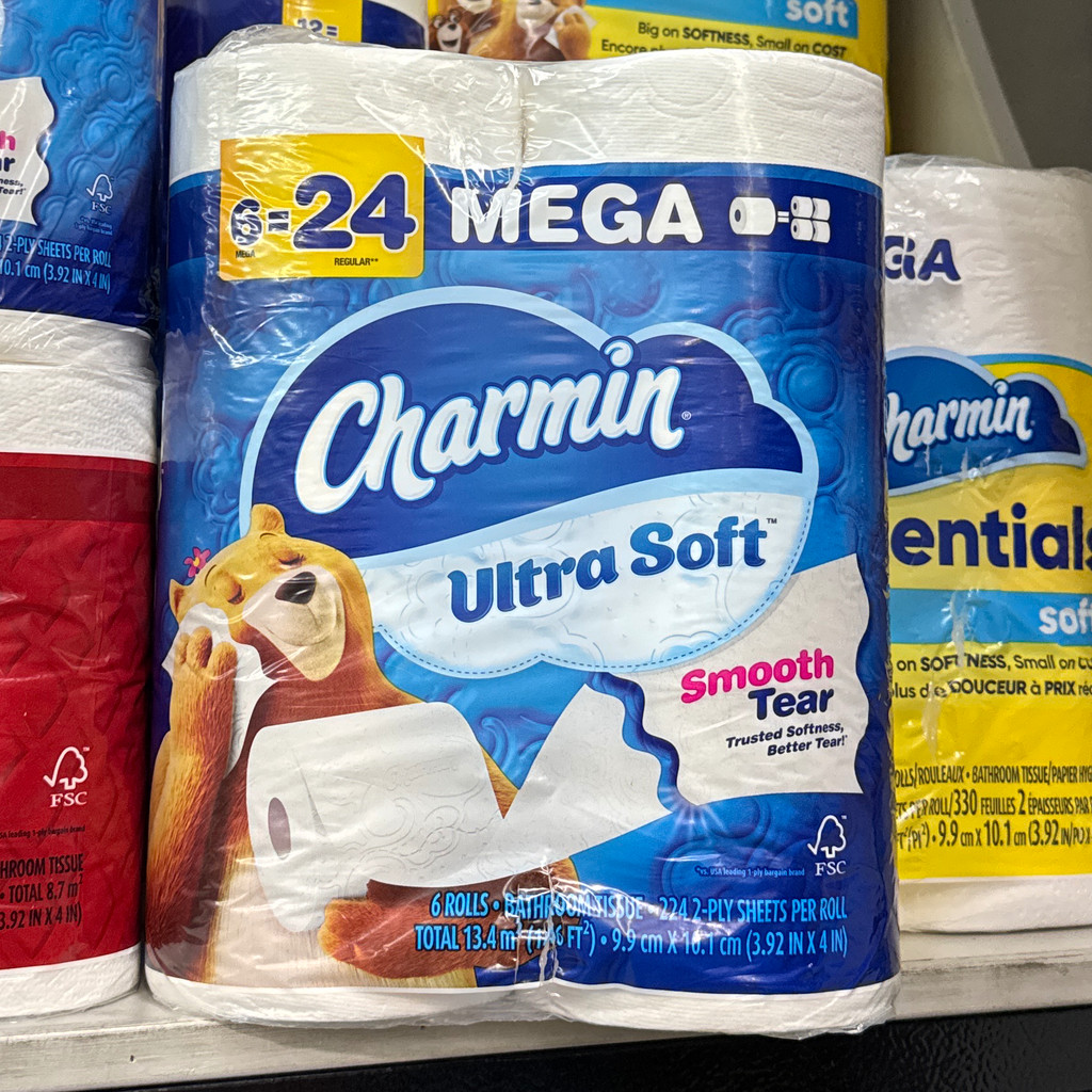 Image-Charmin bath tissue 6=24 soft