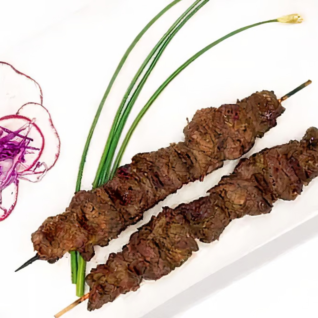 Image-Beef Satay Skewers / Bò Nướng Que