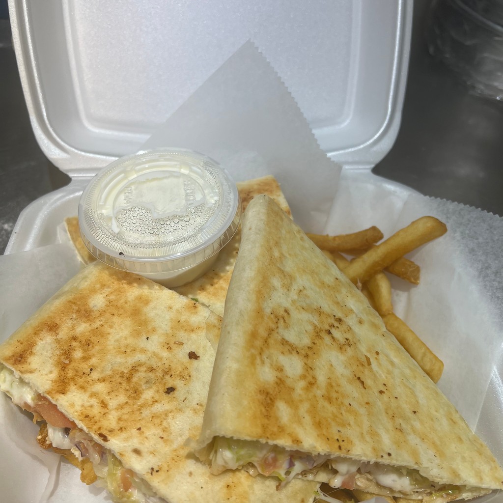 Image-Spicy Chicken Quesadilla (Pita or Wraps)