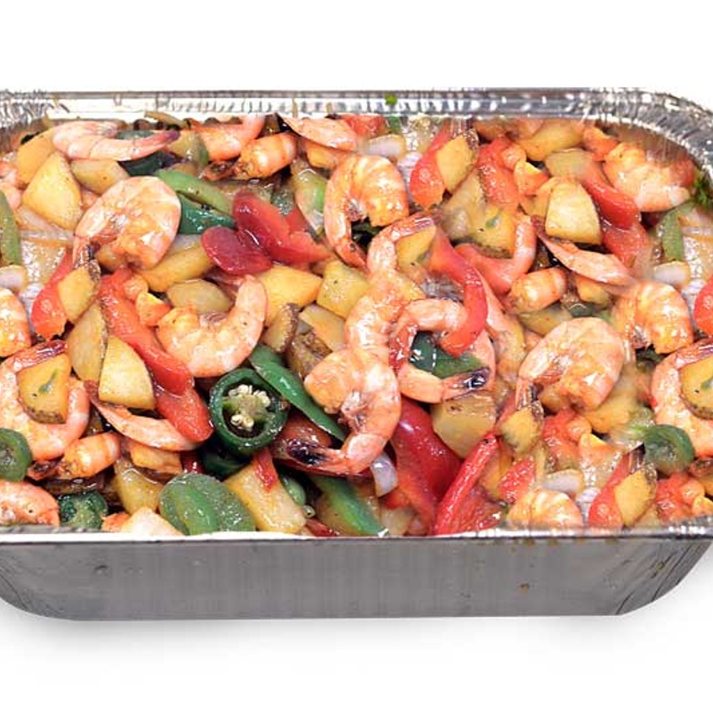 Image-Shrimp Fajitas Tray