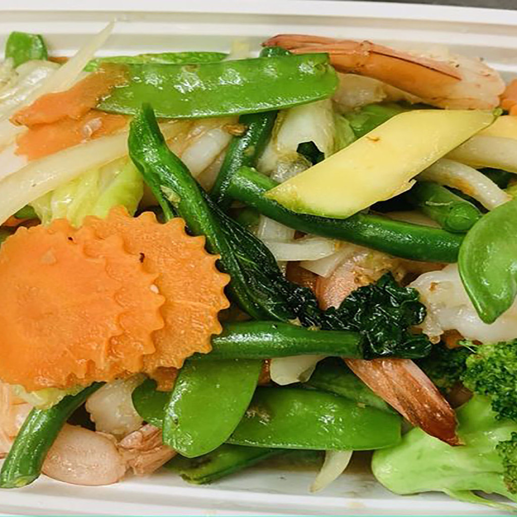 Image-P6. Mixed Vegetables (Pad Pak Ruam)