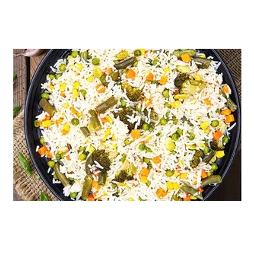 Image-Steamed Rice w/ Mixed Veggies (Per Pound)