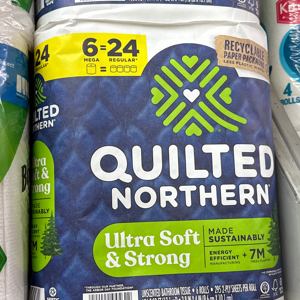 Image-Quilted northern bathroom tissue 6 rolls