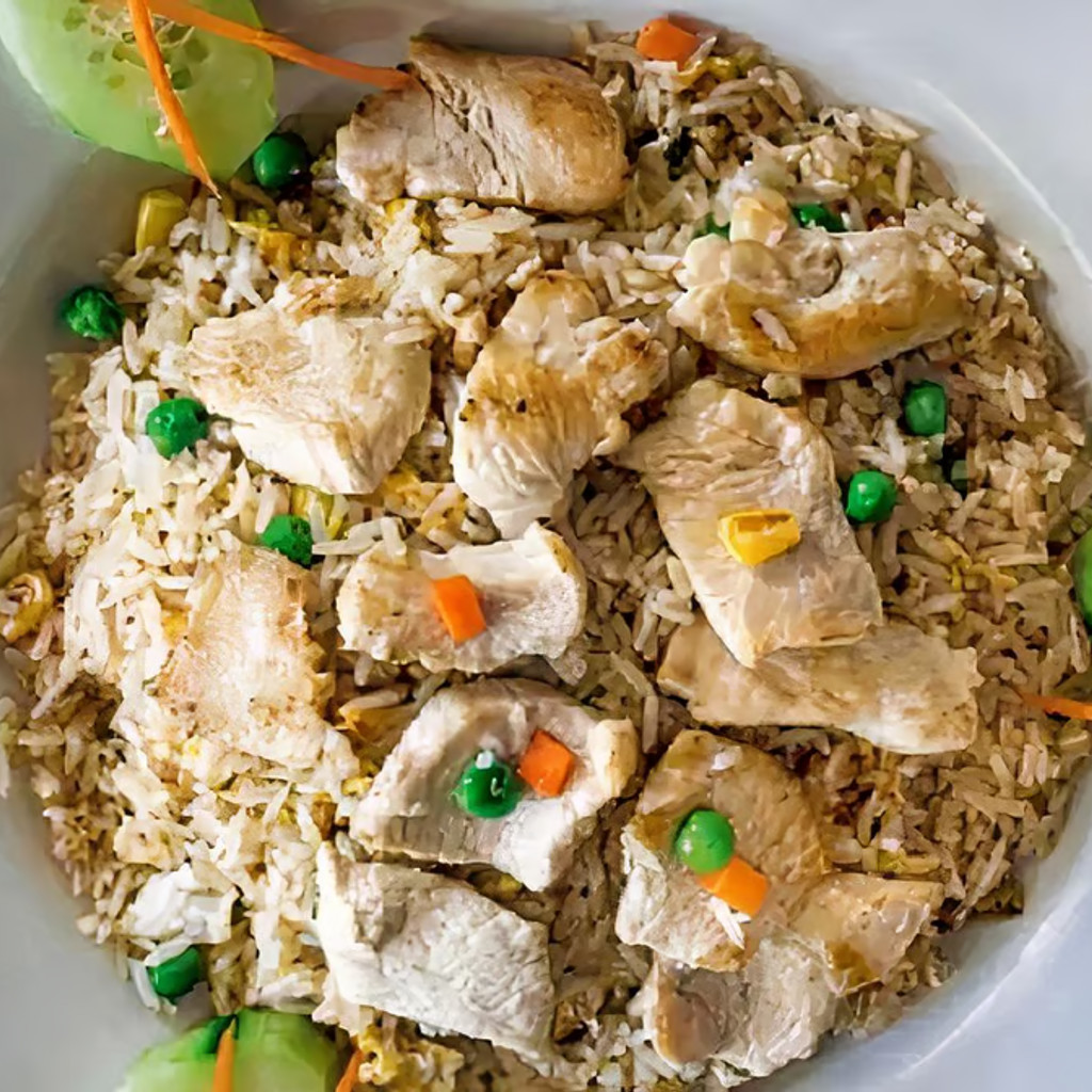 Image-Chicken fried rice / Com chien ga