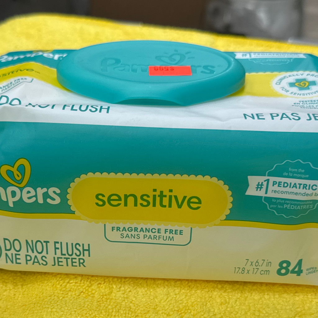 Image-Pampers baby wipes (84 count) sensitive
