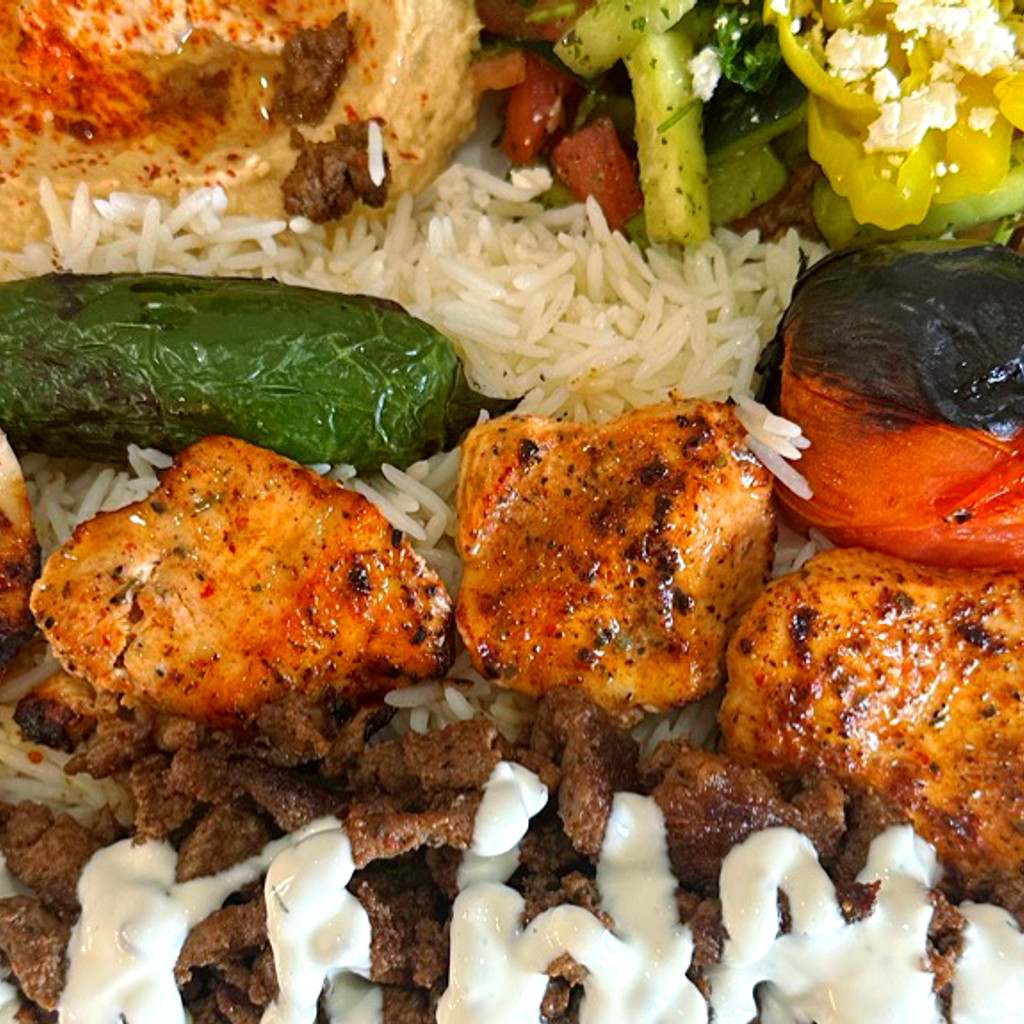 Image-9.chicken kebab & beef shawarma combo