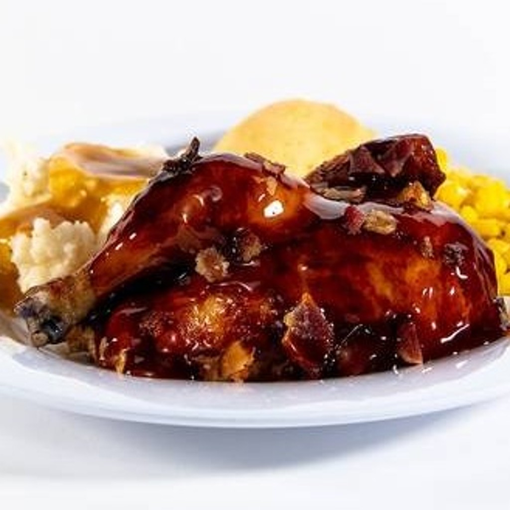 Image-Bourbon & Bacon BBQ Rotisserie Chicken