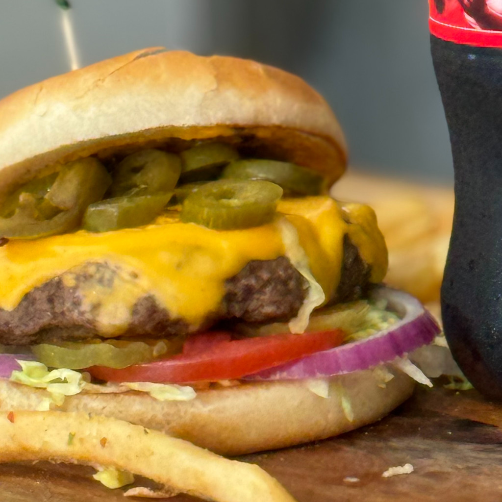 Image-1/2LB Jalapeno Cheese Burger