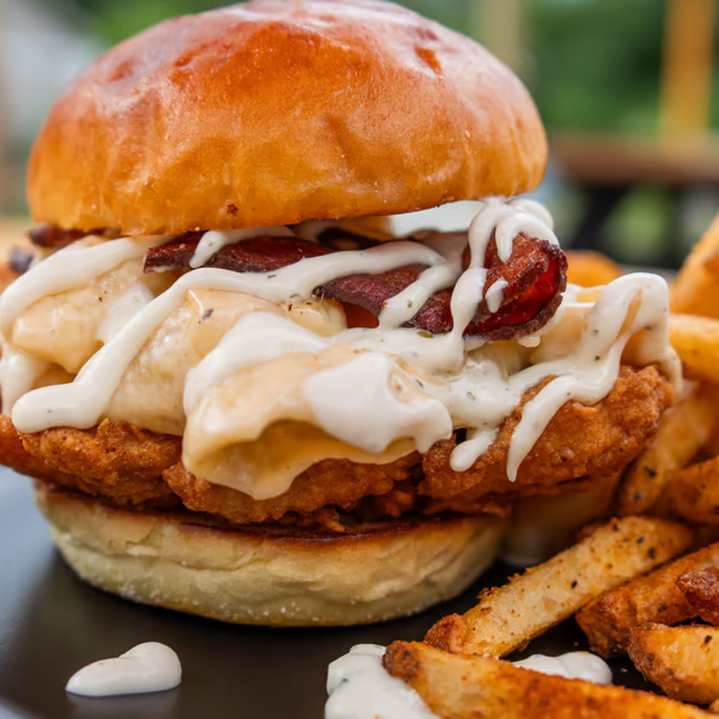 Image-Crazy Chicken Bacon Ranch Sandwich