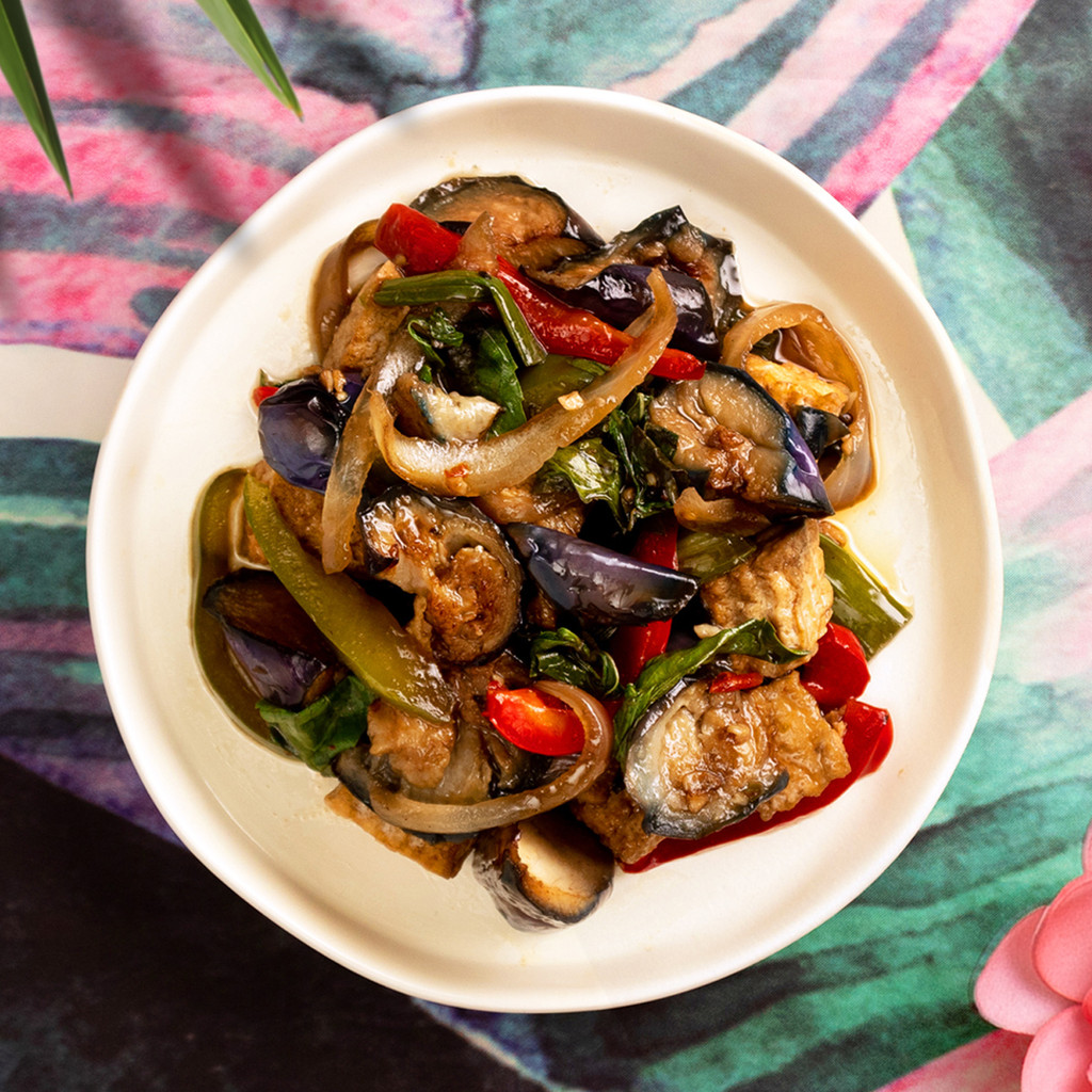 Image-Vegan Stir-Fried Eggplant