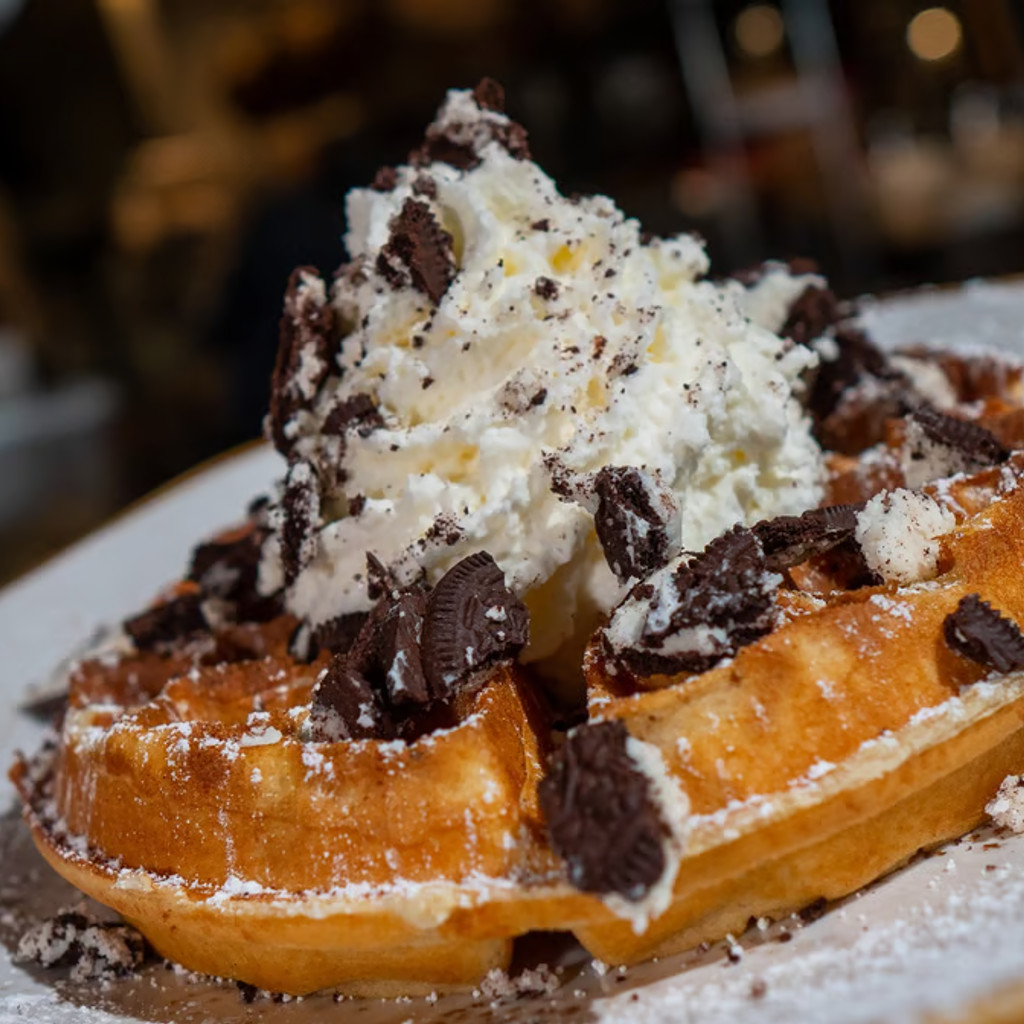 Image-Cookies'n Cream Waffle!