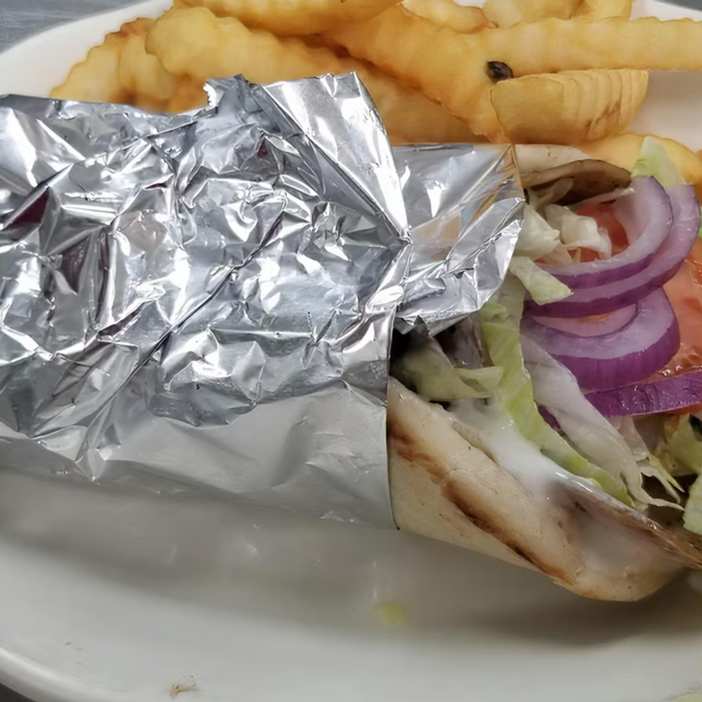 Image-Gyro Meat with French Fries (8")