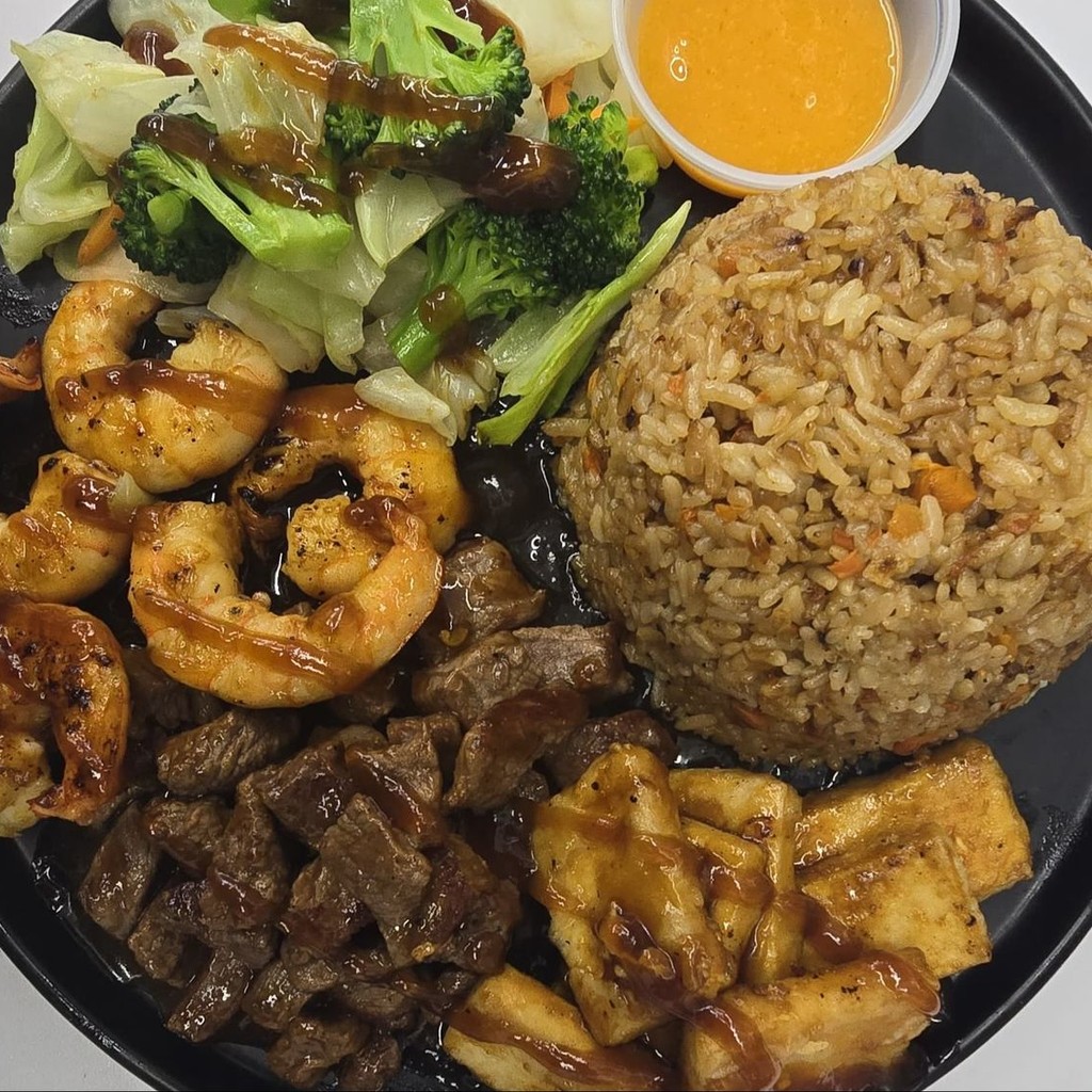 Image-Hibachi Steak, Shrimp and Tofu