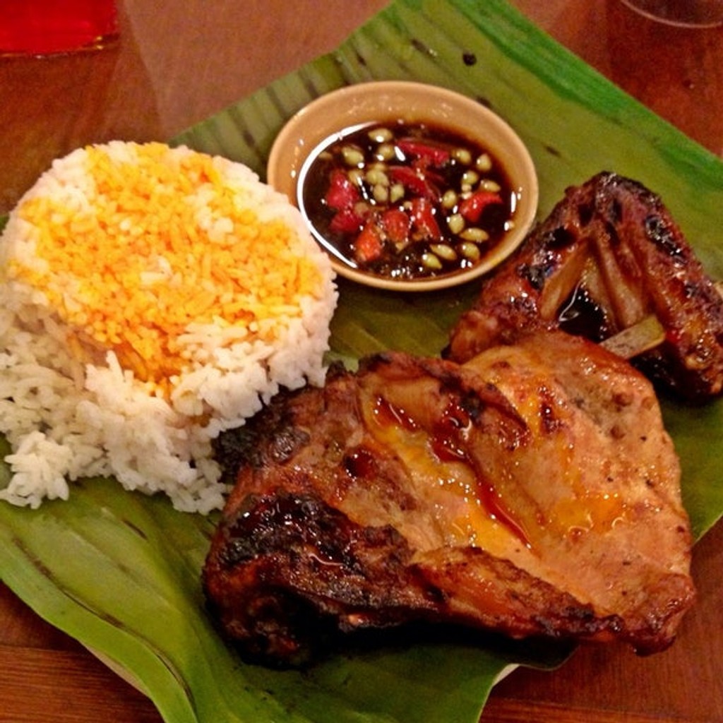 Image-Garlic-Lemongrass Chicken with Rice (Chicken Inasal)