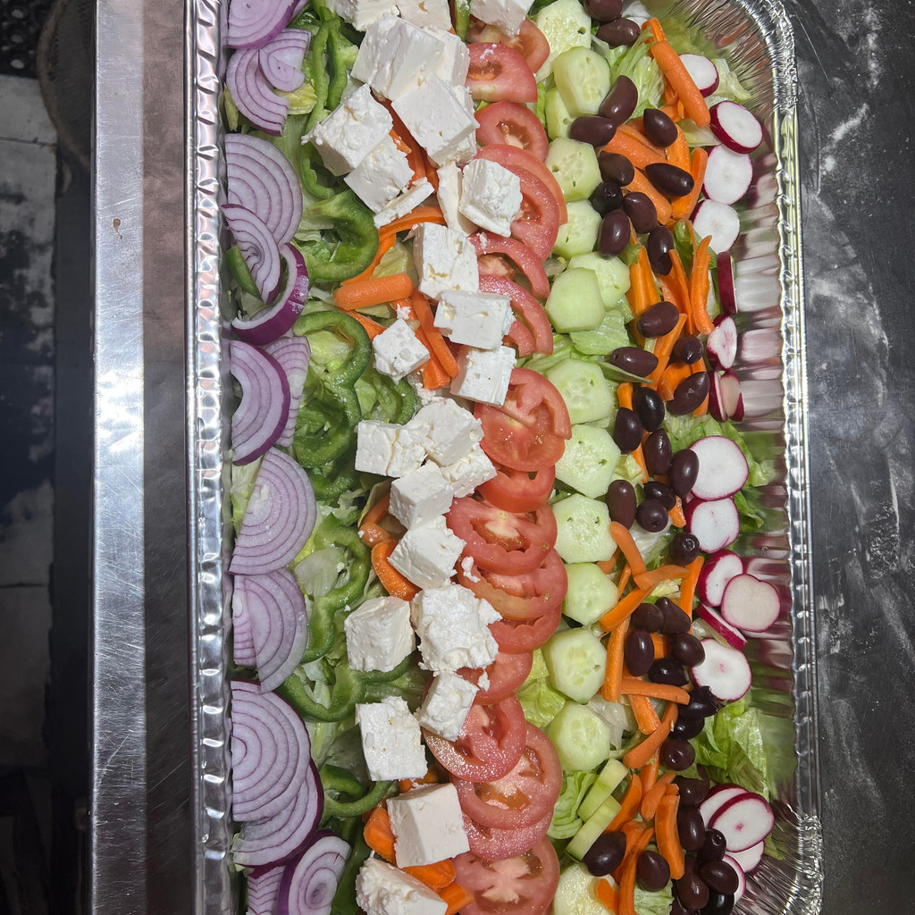 Image-Fresh Greek Salad. (Catering Menu)