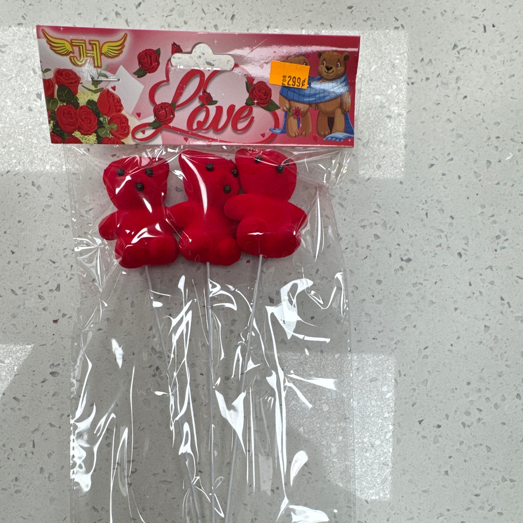 Image-Red teddy sticks ♥️🧸