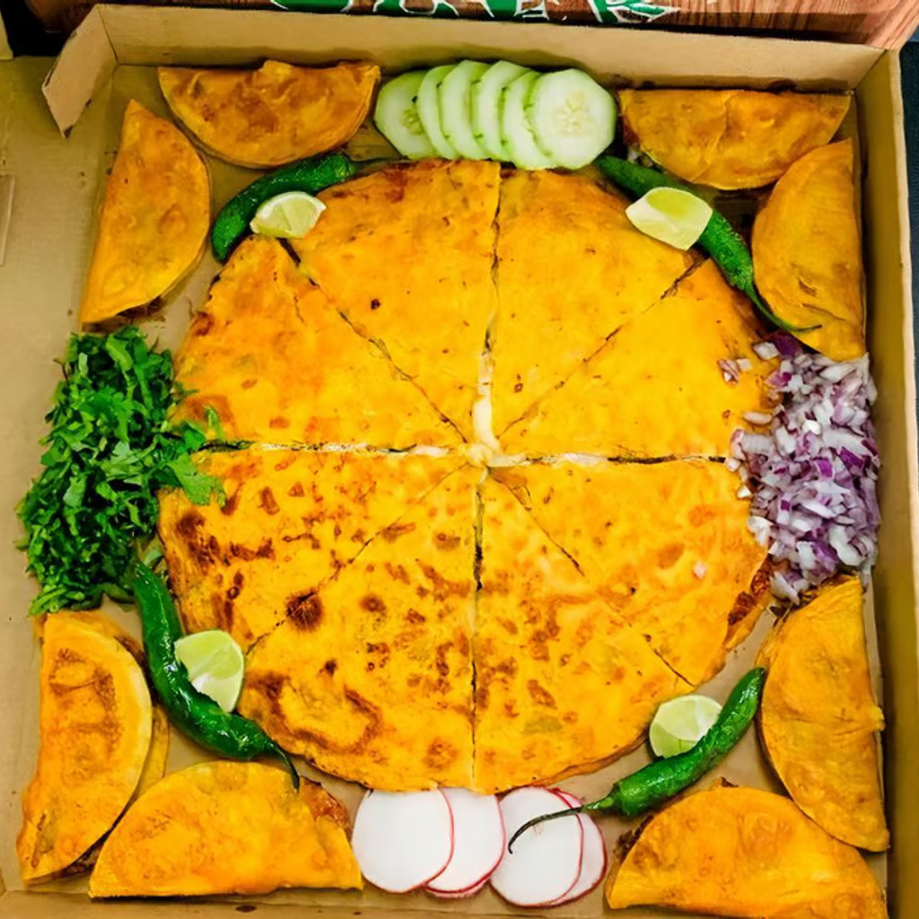 Image-Family birria taco pizza