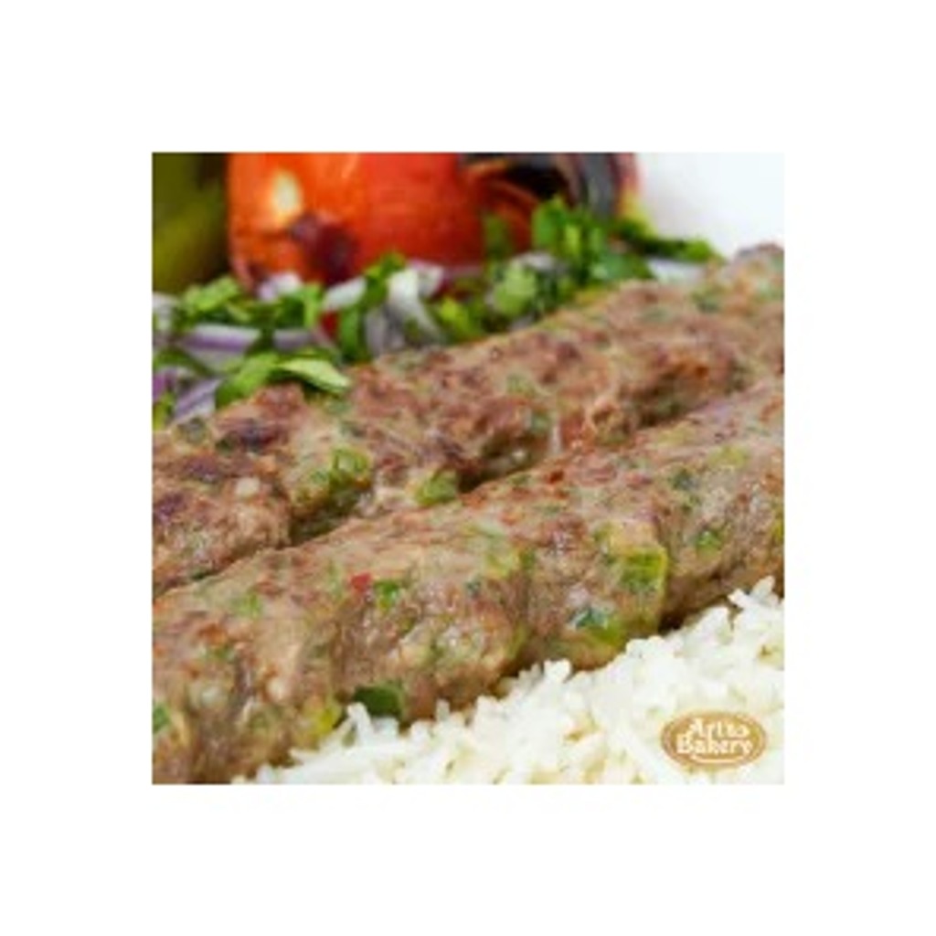 Image-Jalapeno & Cheese Infused Beef Lulah Kabob (Plate Combo)