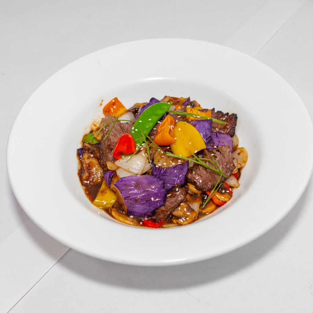 Image-8.  Beef and Eggplant