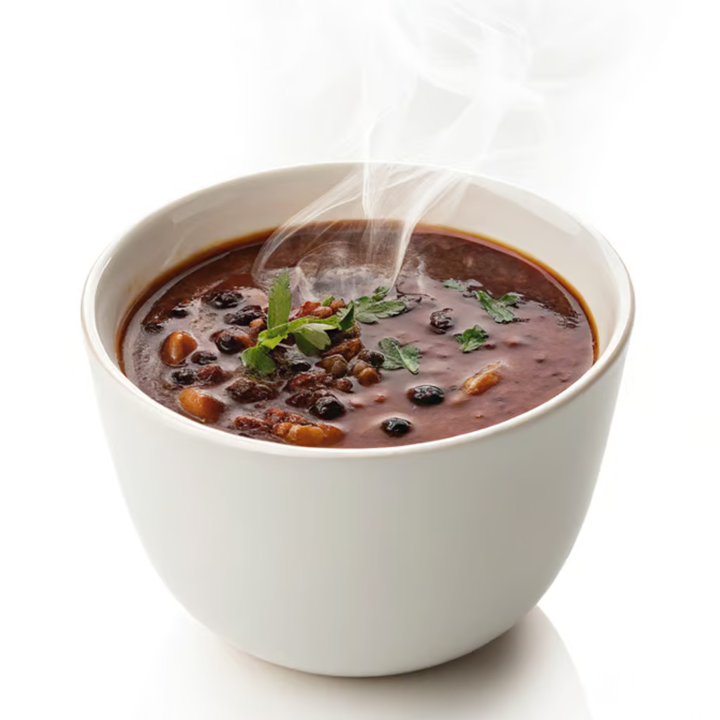 Image-Blac Bean With Onions Bowl