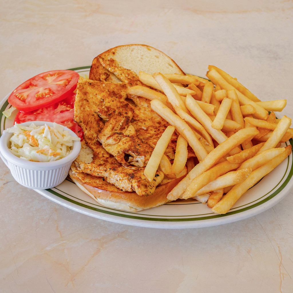 Image-Greek Style Grilled Chicken Sandwich Deluxe