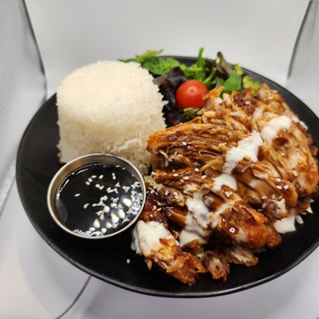 Image-Crispy Teriyaki Chicken Rice