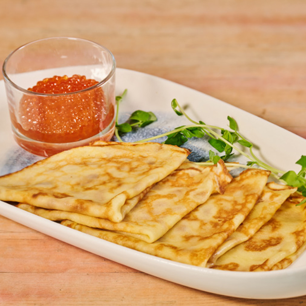 Image-Red Caviar Crepes