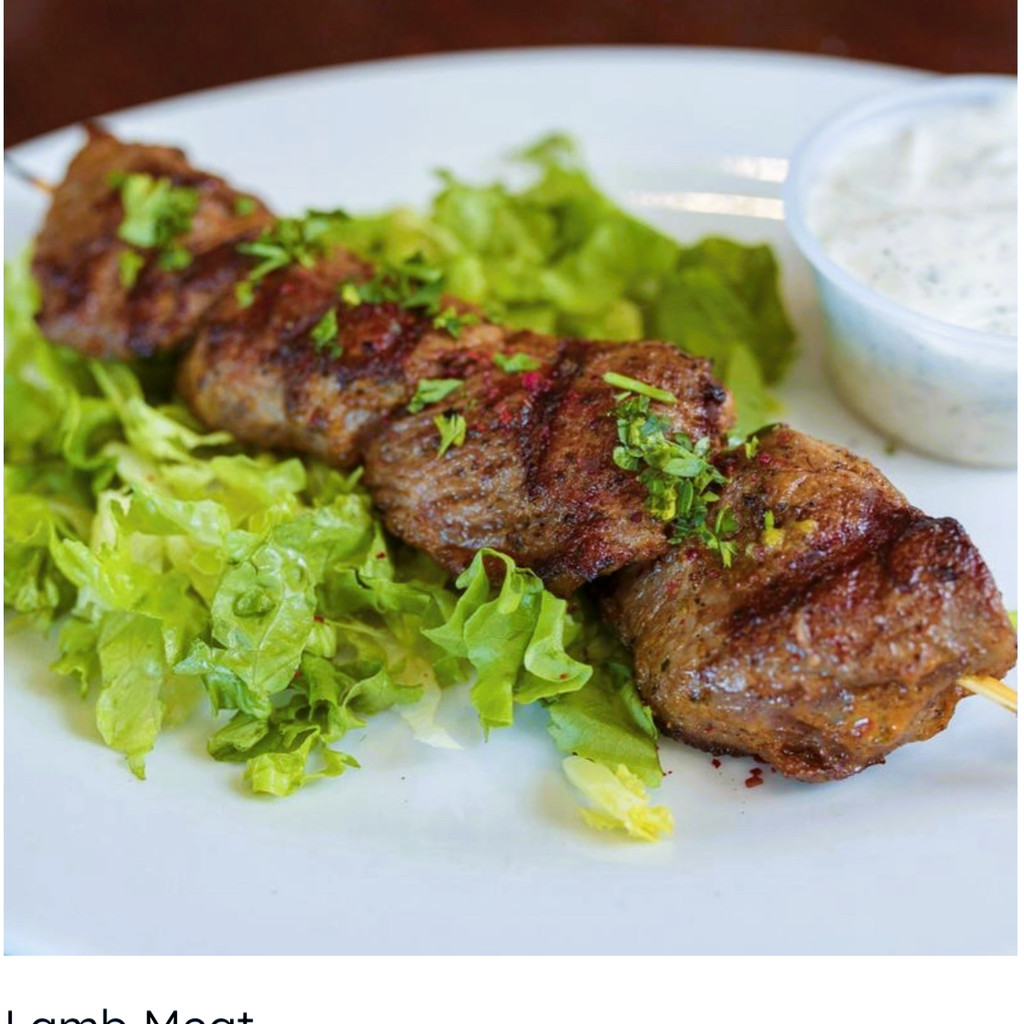 Image-1 skewer of grilled lamb