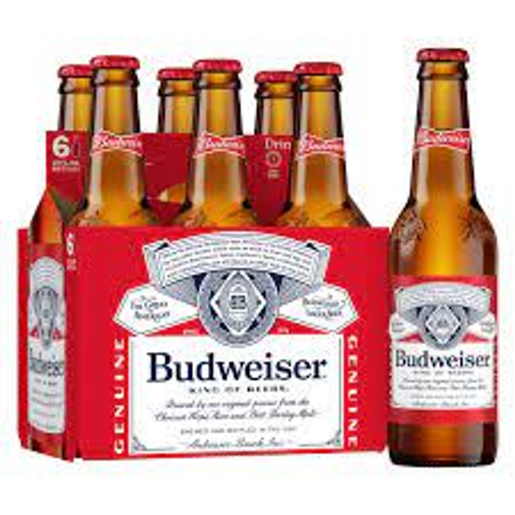 Image-6pk Budweiser 12 oz